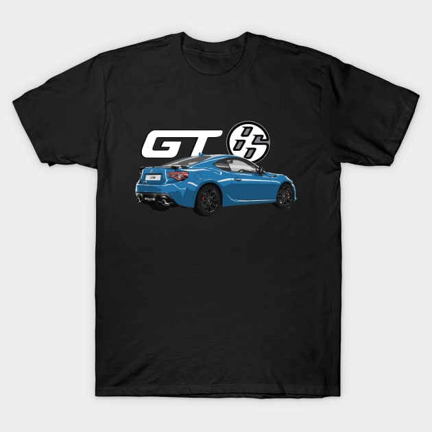 ELECTRIC BLUE GT86 FRS TOYOTARU T-Shirt by cowtown_cowboy